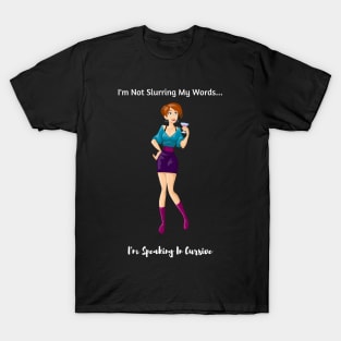 I'm Speaking In Cursive - Dark T-Shirt